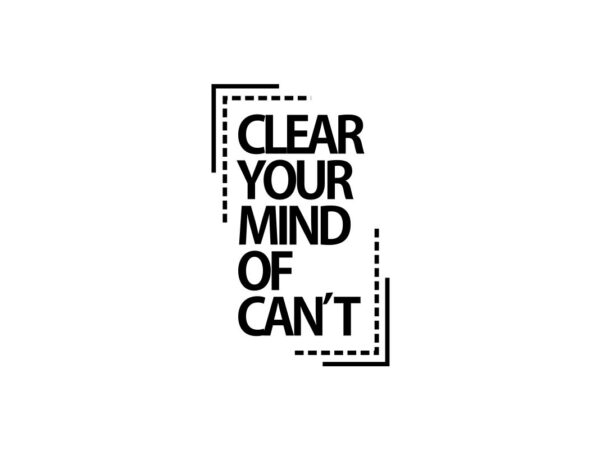 Clear your mind of cant SVG Design