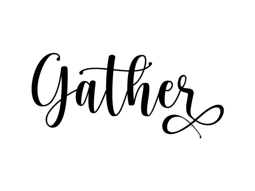 Gather SVG Cut File