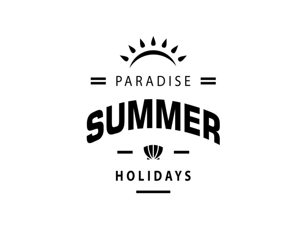 Paradise Summer Holidays SVG Cut File