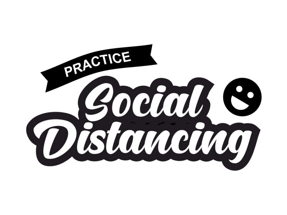 Practice Social Distancing SVG Cut File