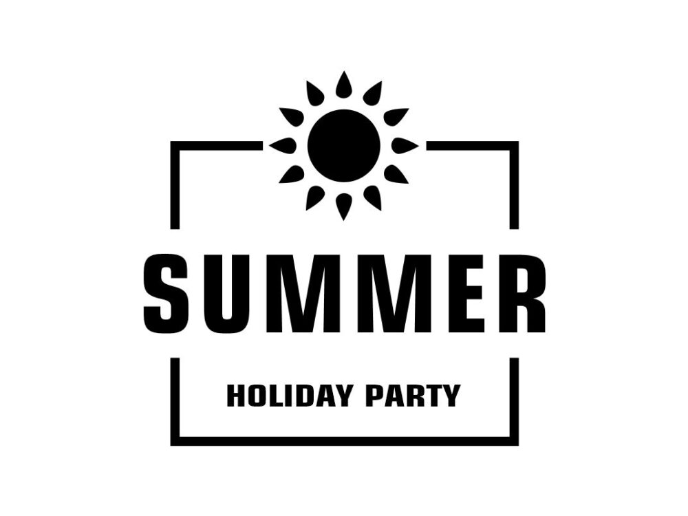 Summer Holiday Party Free SVG Cut File