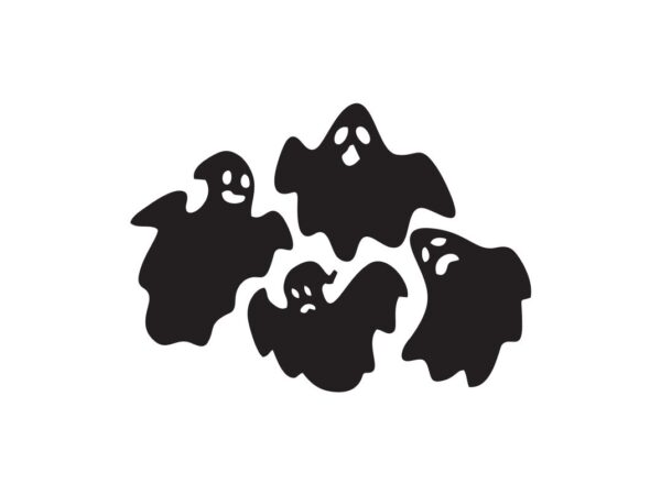 4 Ghost SVG Cut File