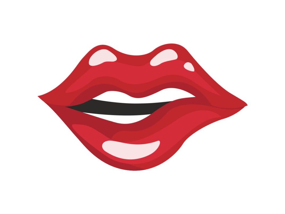 Bitting Lip Red SVG Cut File