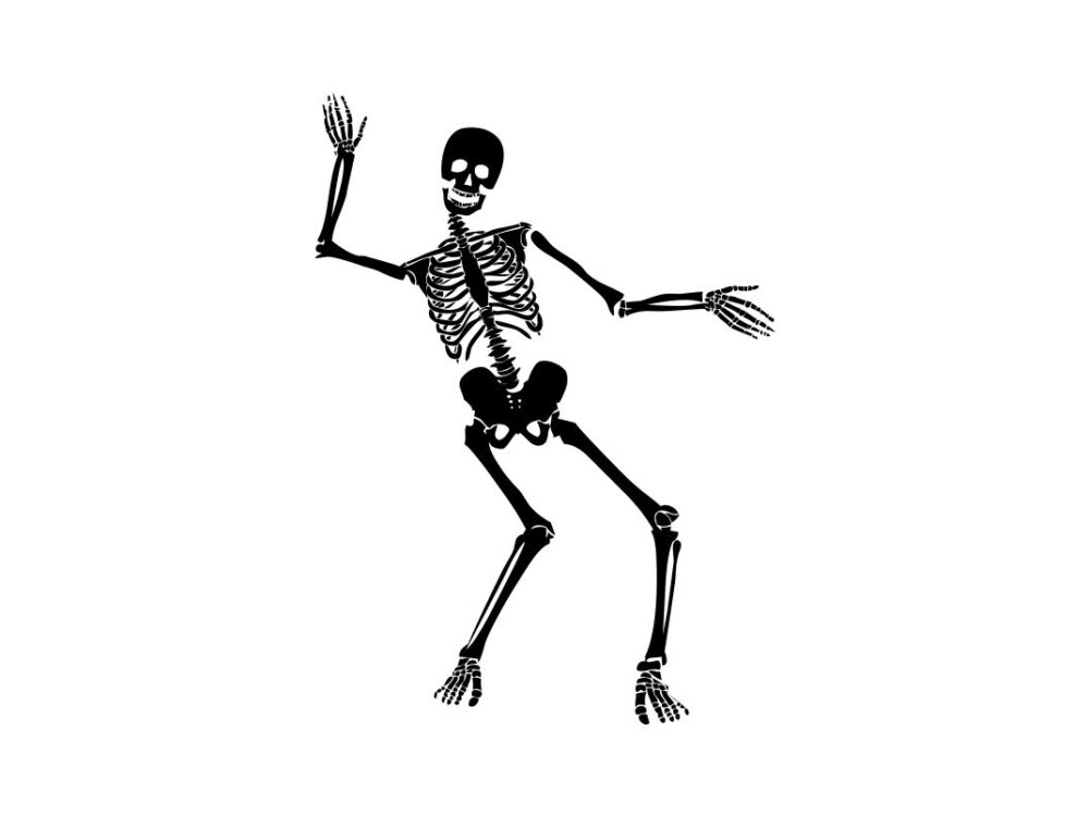 Bone Dance SVG Silhouette