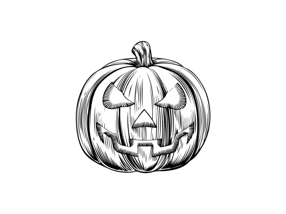 Cool Pumpkin SVG Halloween File