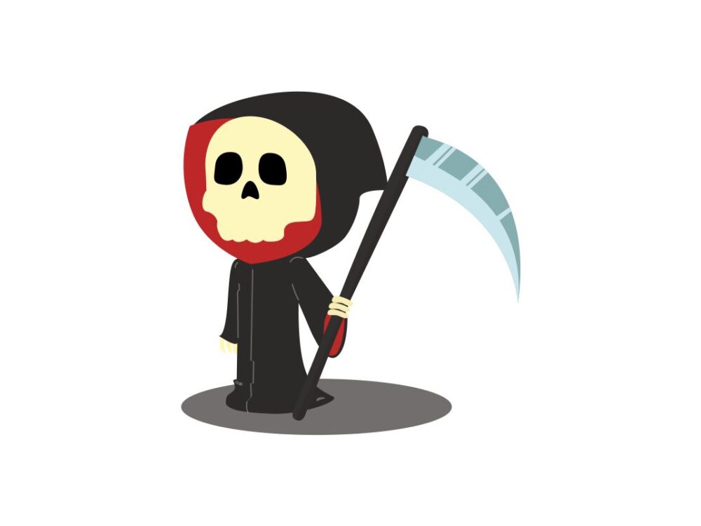 Grim Reaper Halloween SVG File