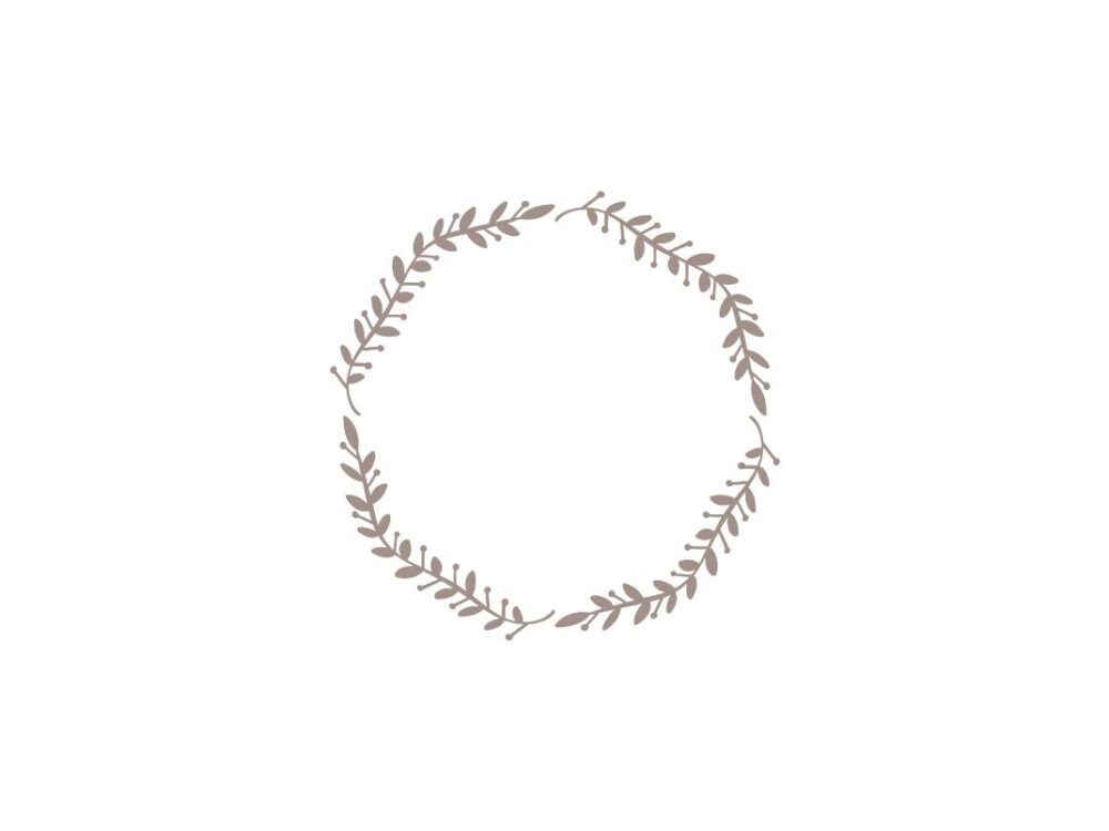 Monogram Leaf SVG File