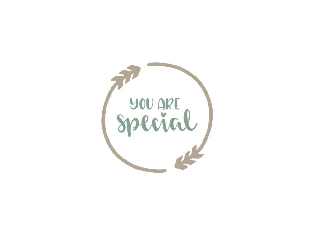 Monogram Youre Special SVG Cut File