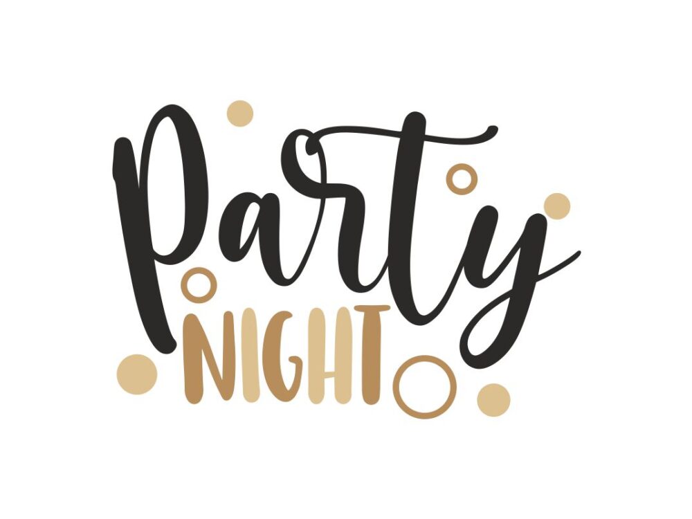 Party Night SVG Cut File