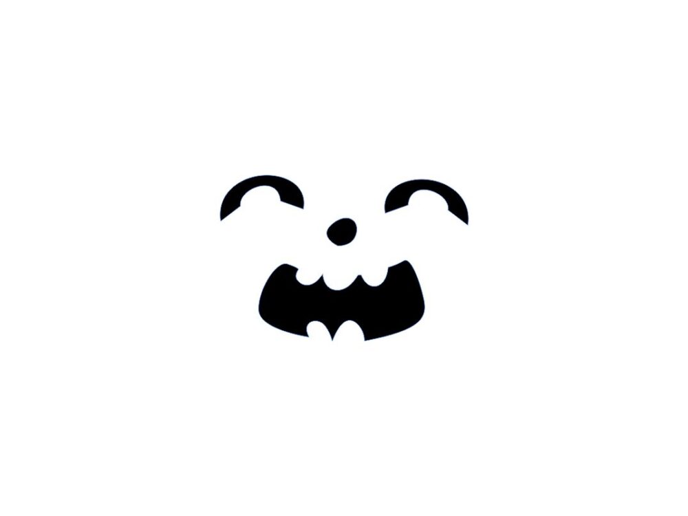 Pumpkin Face SVG Cut File