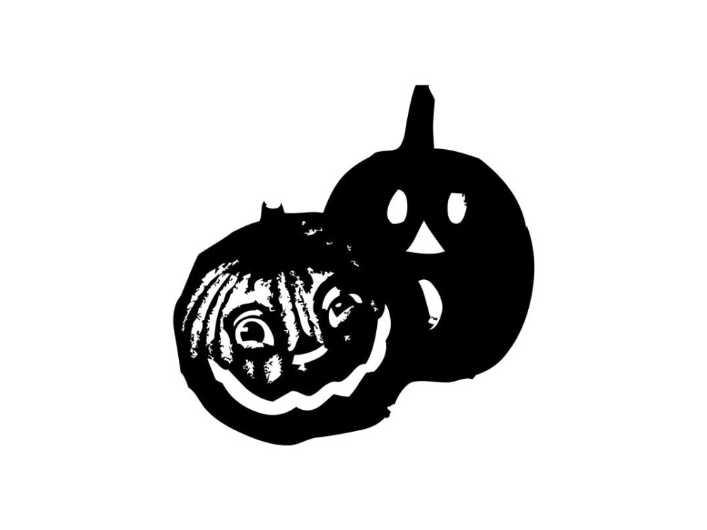 Scary Pumpkin SVG Halloween Cut File