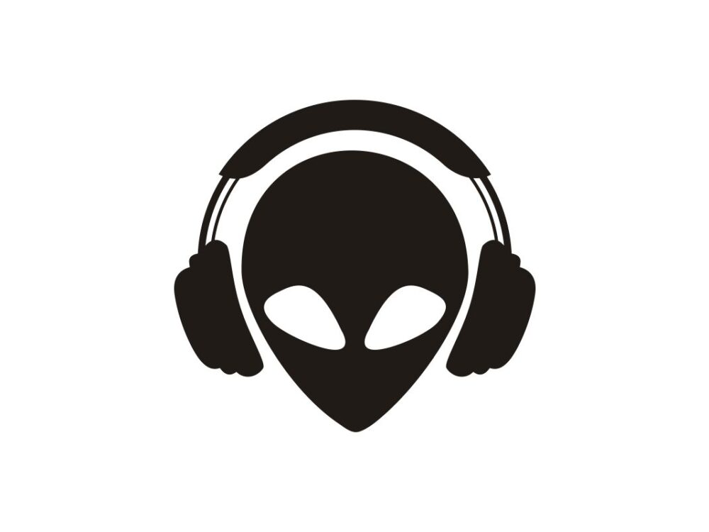 Alien Headphone SVG Cut File