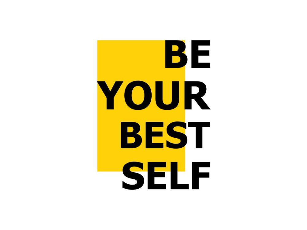 Be Your Best Self Quote SVG File