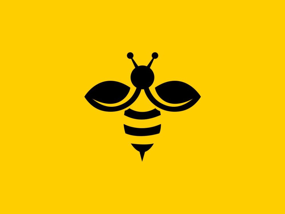 Bee Logo SVG File