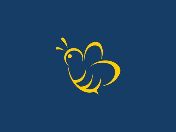 Bee Vector SVG File