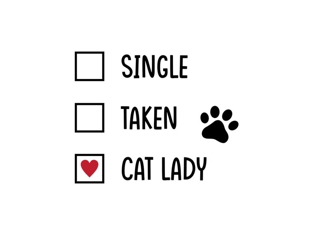 Cat Lady SVG File