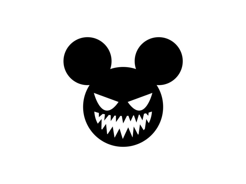 Evil Mouse SVG Silhoutte Design