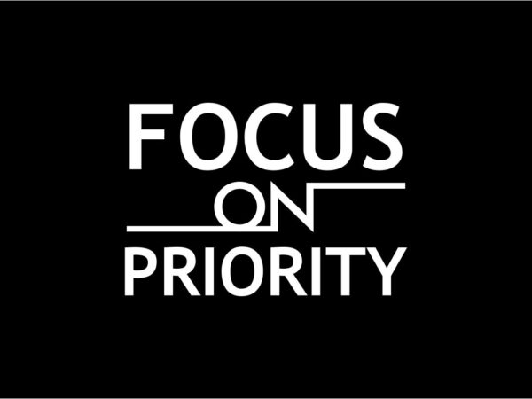 Focus On Priority SVG Design