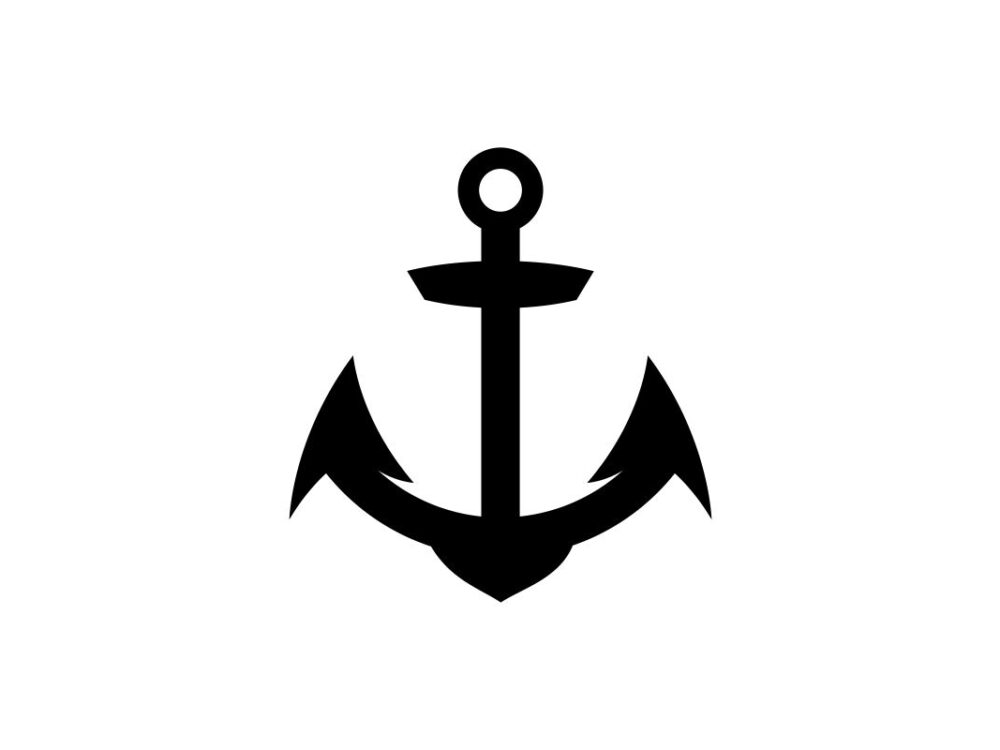 Grunge Anchor SVG File