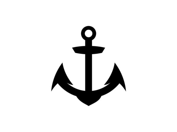 Grunge Anchor SVG File