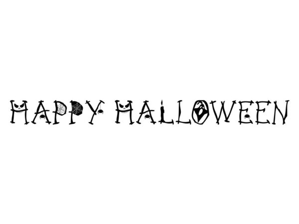 Happy Halloween Typography