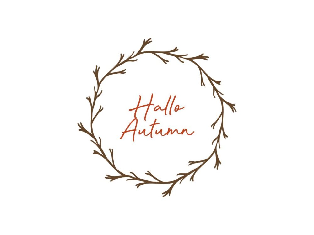 Hello Autumn SVG File