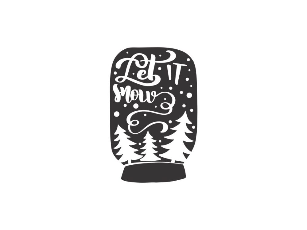 Let It Snow SVG File