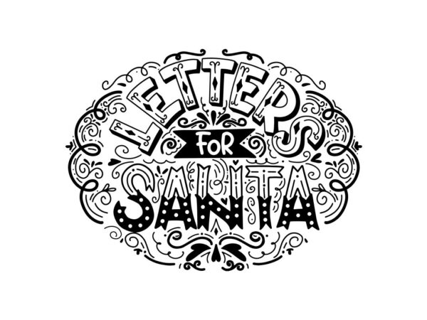 Letters For Santa SVG Christmas File