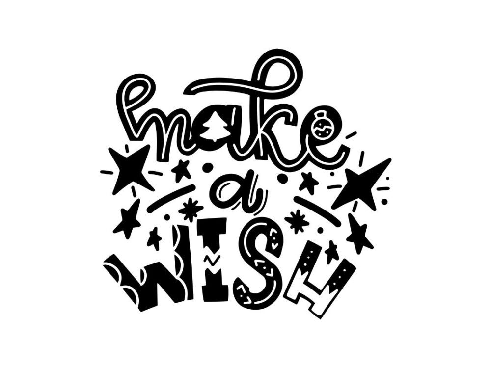 Make A Wish SVG Christmas File