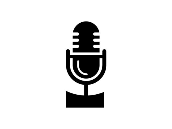 Microphone Icon SVG Cut File