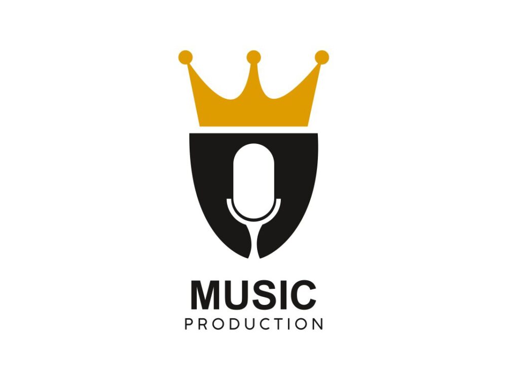 Music Production Logo SVG Design