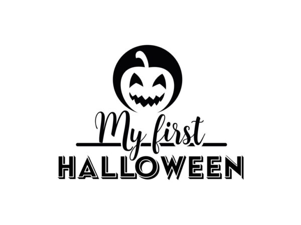 My First Halloween SVG File