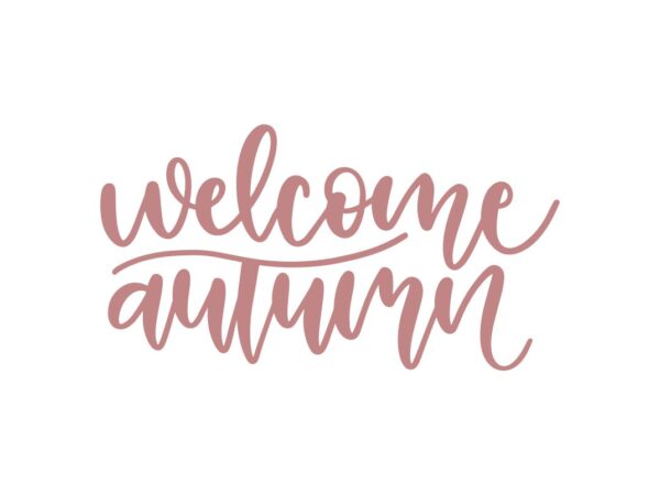 Welcome Autumn SVG File