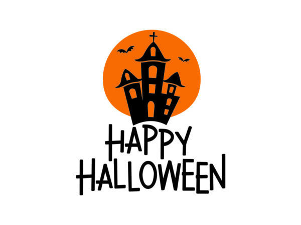 Happy Halloween Night Quote SVG File