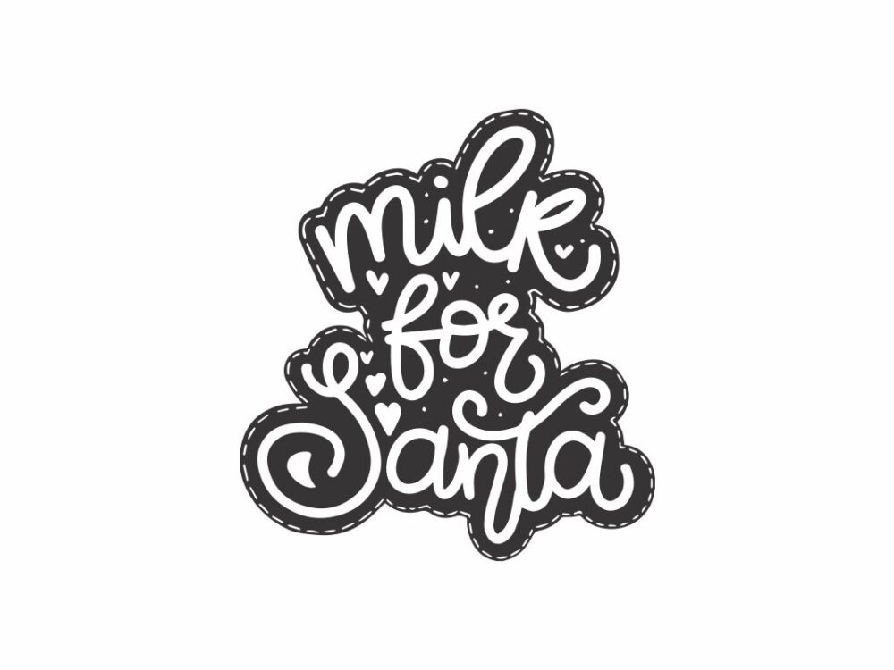 Milk For Santa Black