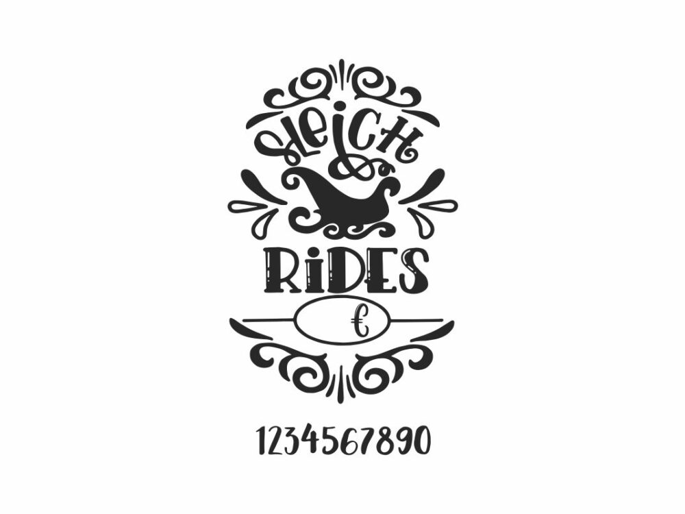 Sleigh Rides SVG File