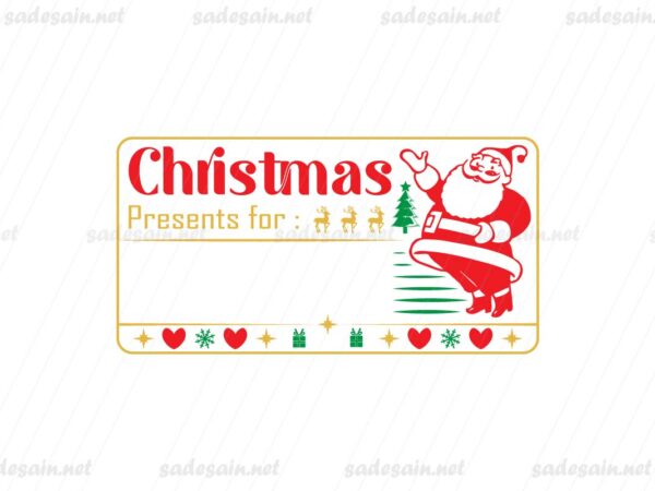 Christmas Presents SVG Cut File