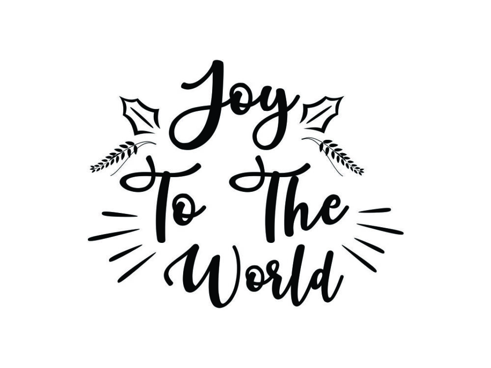 Joy to the World SVG File