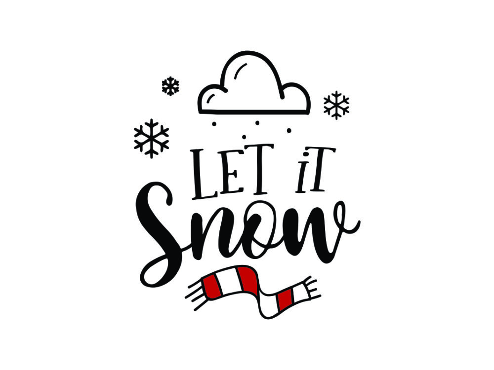 Let it Snow SVG File