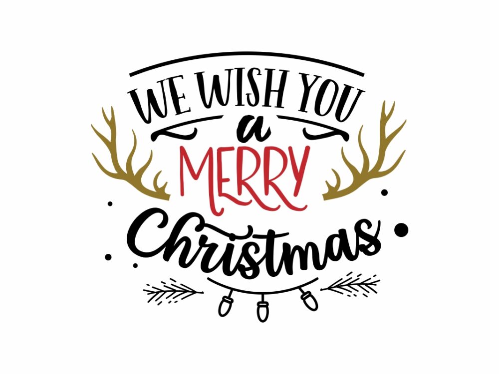 We Wish You a Merry Christmas SVG File