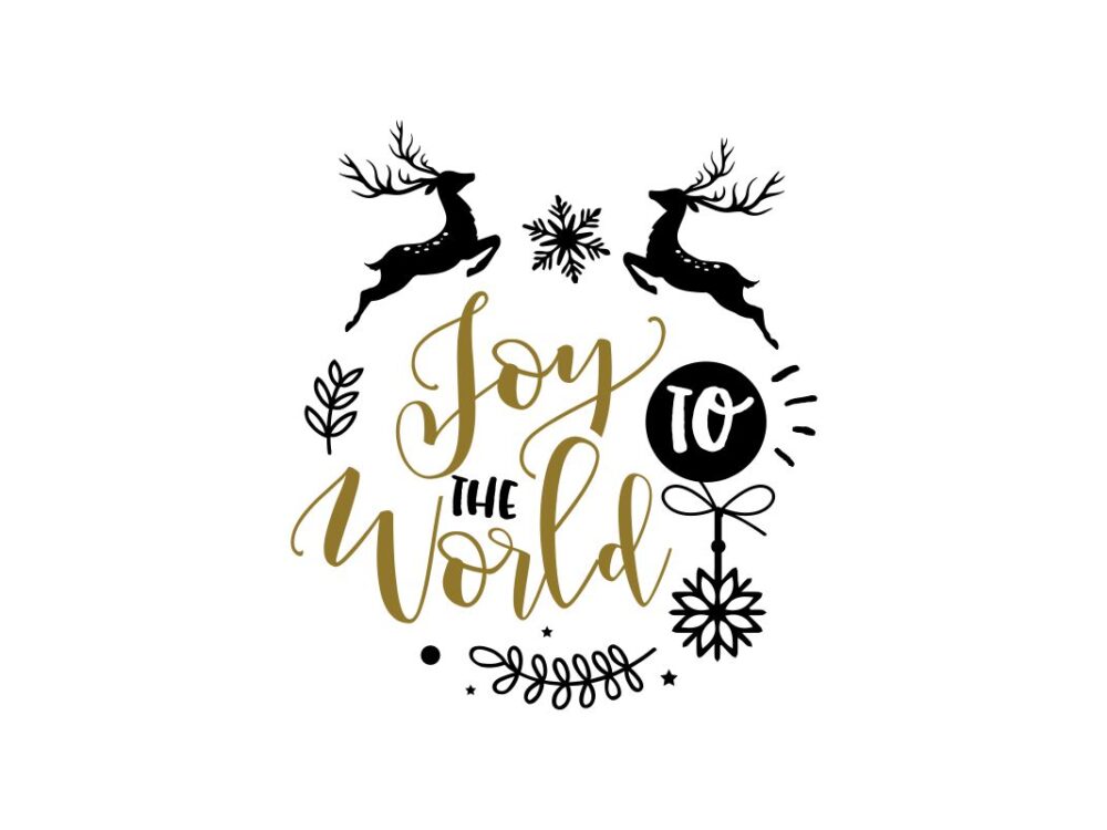 Joy to the world SVG christmas file