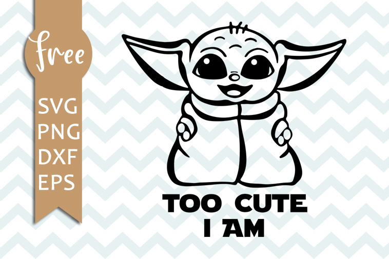 Baby Yoda SVG PNG DXF EPS