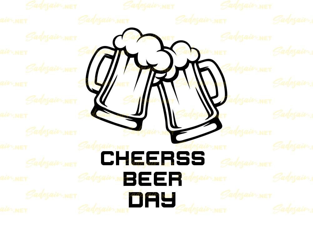 Cheers Beers Typographic SVG Files