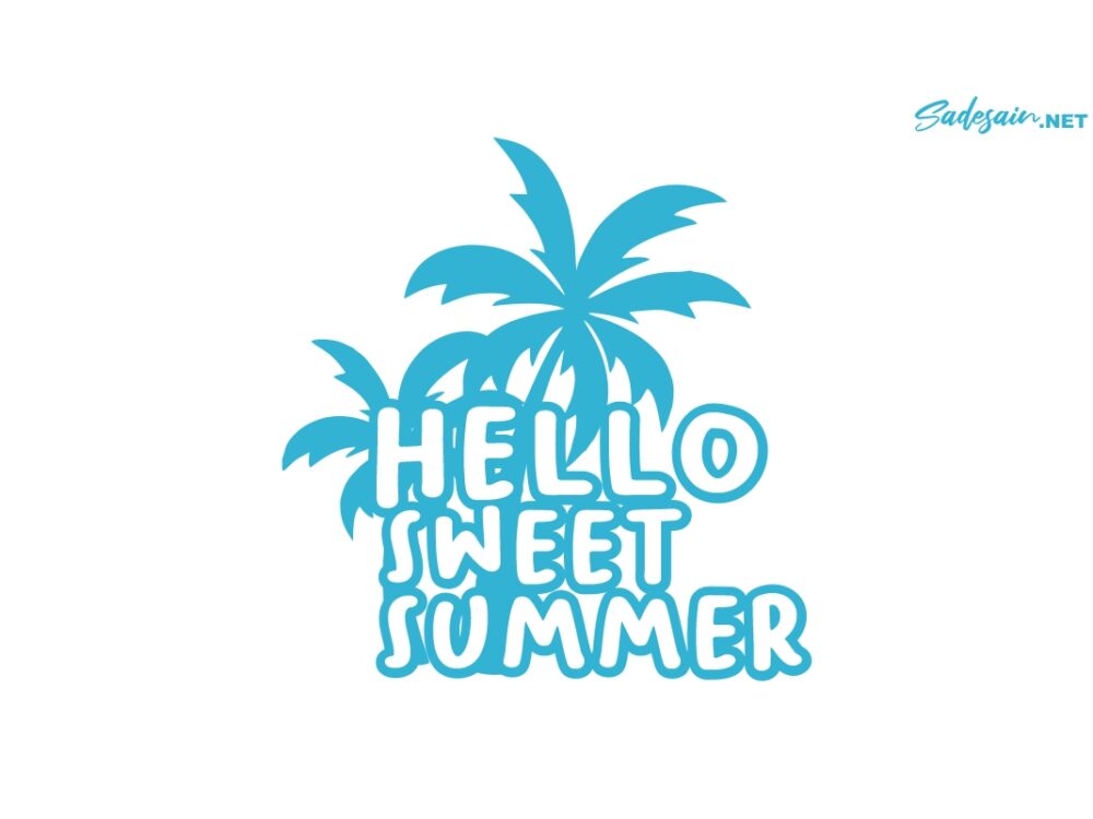 Summer Beach SVG Cut Files