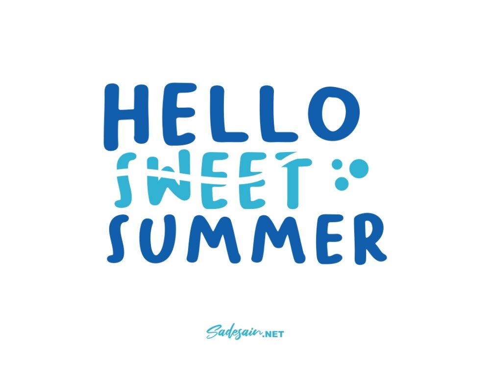 Hello Sun Blue Ocean Sky SVG Files