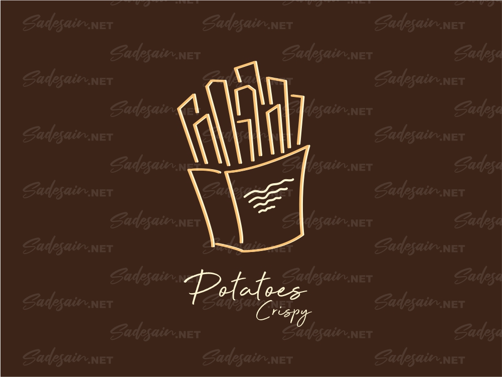 Icon Potatos Crispy SVG Files