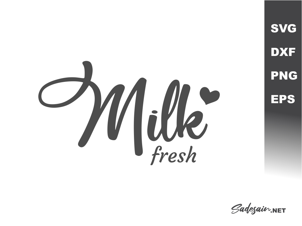 Milk Fresh SVG Files