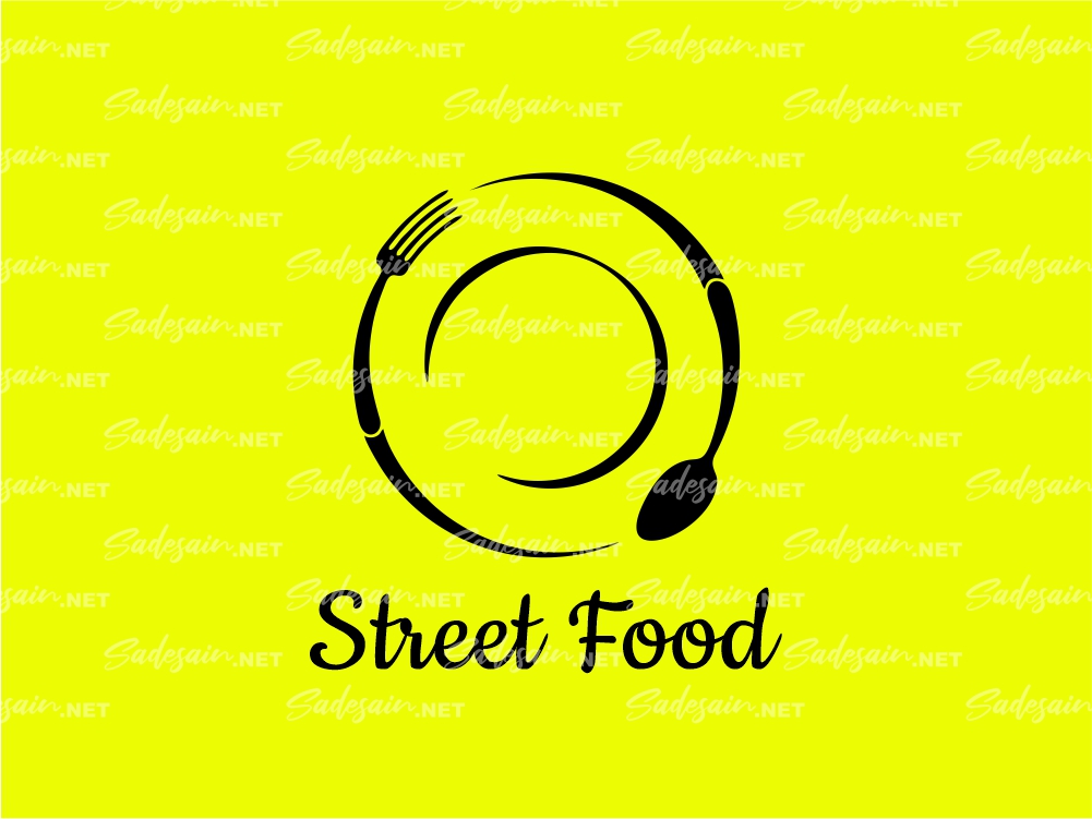 Repeat Street Food Icon Logo SVG Files