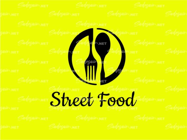 Street Food Icon Logo SVG Files