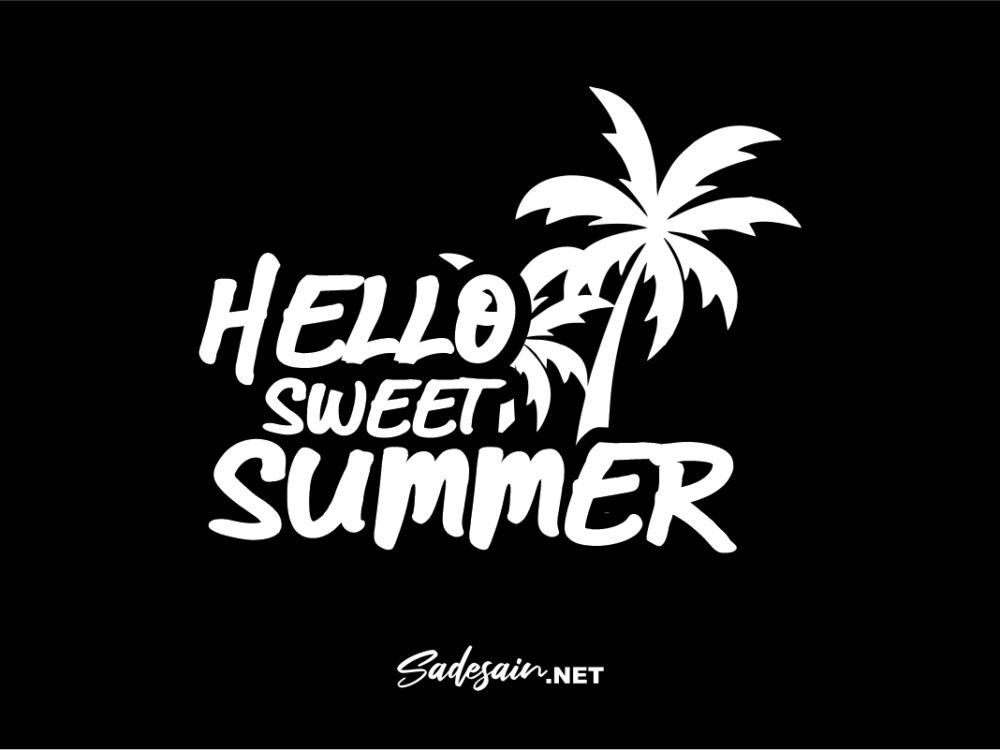 Summer Vector & Graphics logo white SVG Files